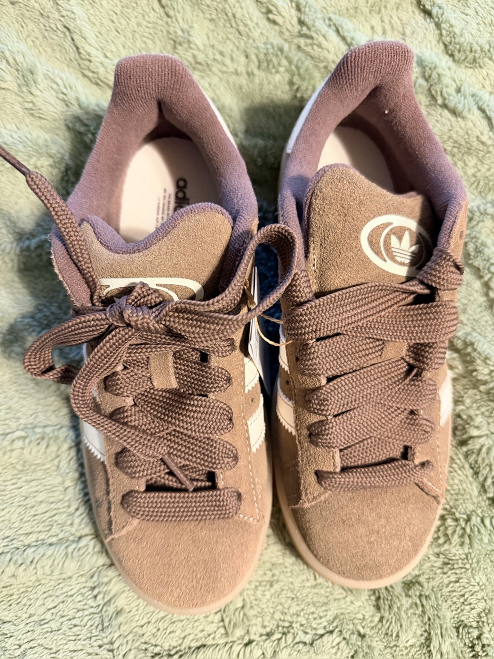 Adidas Campus 00s Women’s 6.5 Earth Strata Brown Suede Sneakers NWT